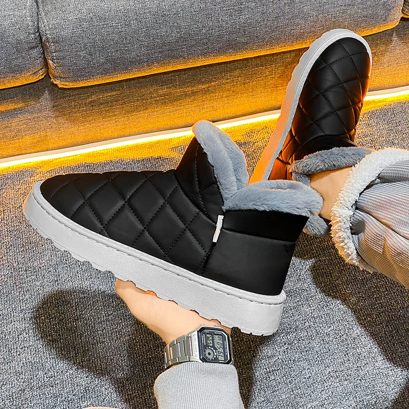 

Snow Hiking Men's Boots Winter Boots For Men Outdoor Men Shoe Men Boots Waterproof Shoes Man Platform Work Shoes Footwear