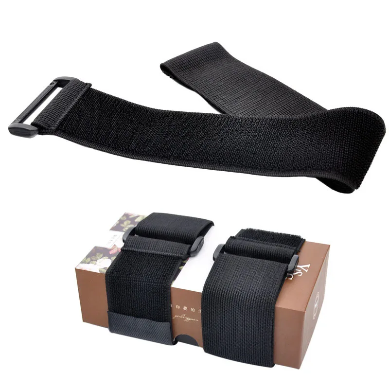 Adjustable Nylon Hook Loop Cable Ties - Highly Elastic Reusable Fastening Straps for Travel Gear Organization image 2