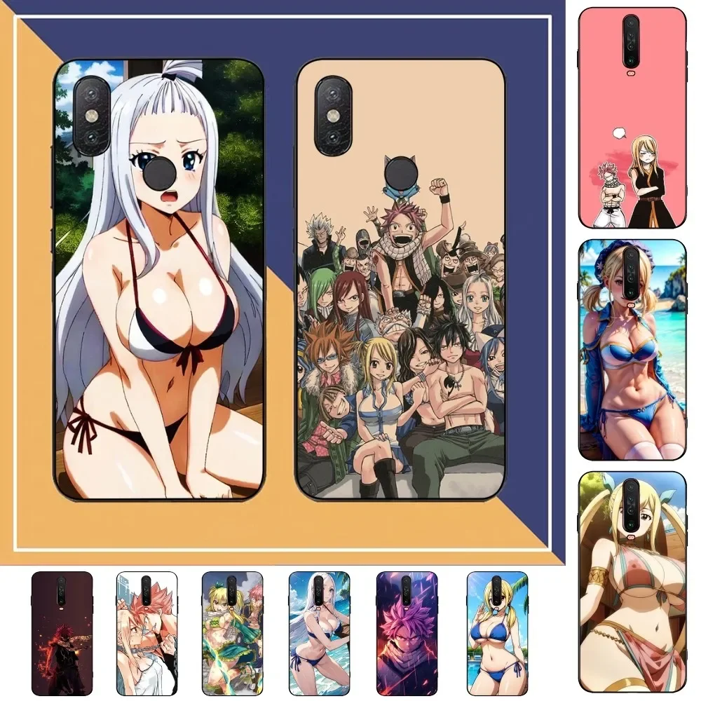 Fairy Tail Phone Case For Redmi Note 4 X 5 A 6 7 8 T 9 9S 10 11 11S 11Epro Poco M3 pro