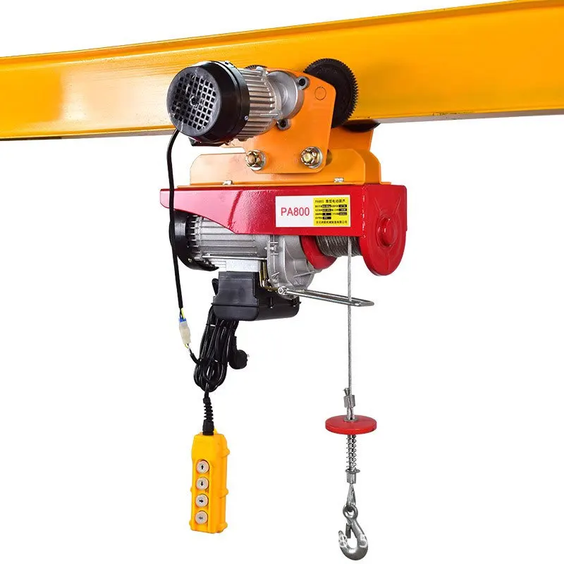 1pc Electric Hoist Gantry Frame with Wire Rope Hoist Crane 0.5T 1T 2T 3T 5T Traveling Crane Lifting Winch Electric Hoist
