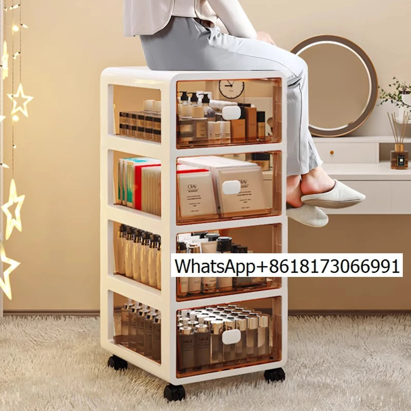 Japan put cosmetics locker floor table under snack trolley room storage rack drawer bedroom cabinet