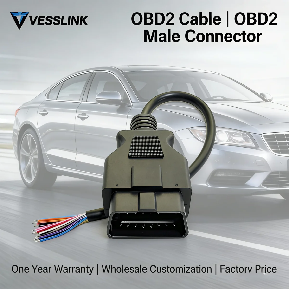 High Quality OBD2 Male Female Plug OBD2 30cm 16Pin Connector OBD2 Cable Adaptor OBD2 Connector J1962 OBD2 Connector