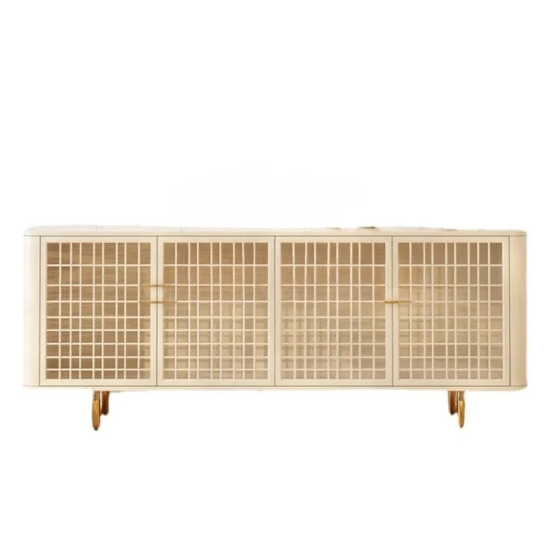 

New Chinese Solid Wood Entrance Cabinet Living Room Entrance Curio Cabinet Modern Simple Home