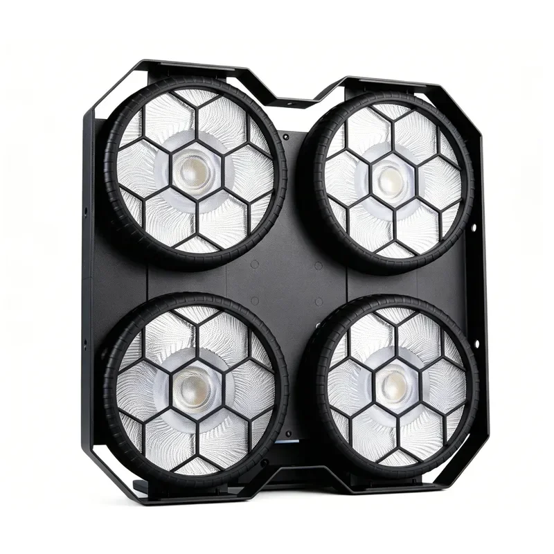 Foreign trade hot-selling stage lights, new four-eye retro audience lights, live stream performance hall entertainment music