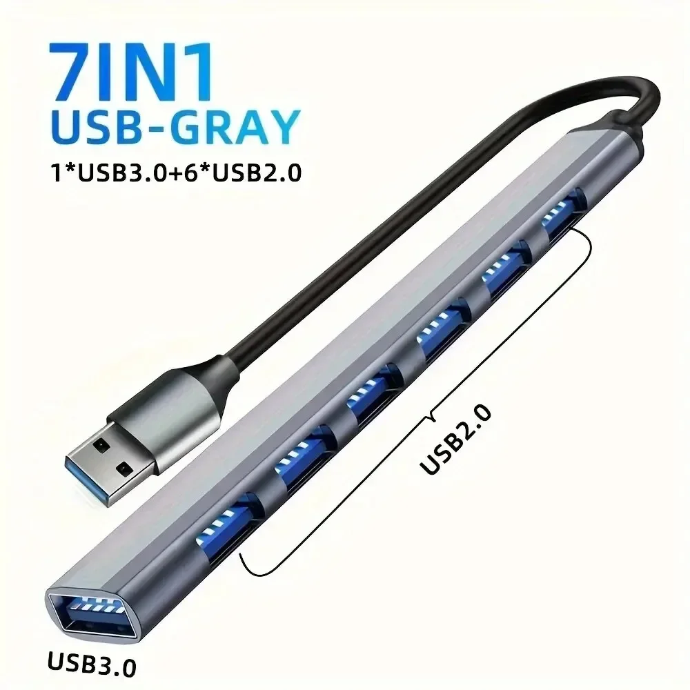 USB C Hub 8In1 7in2 7in1 Type C 3.1 Naar 4K HDMI Adapter met RJ45 SD/TF Kaartlezer PD Snel Opladen voor MacBook Notebook Laptop