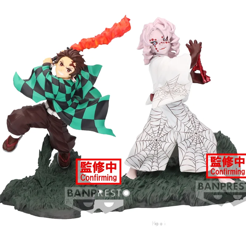 

Bandai Original Combination Battle Demon Slayer Kamado Tanjirou Rui Anime Action Figure Toys For Boys Girls Kids Gifts