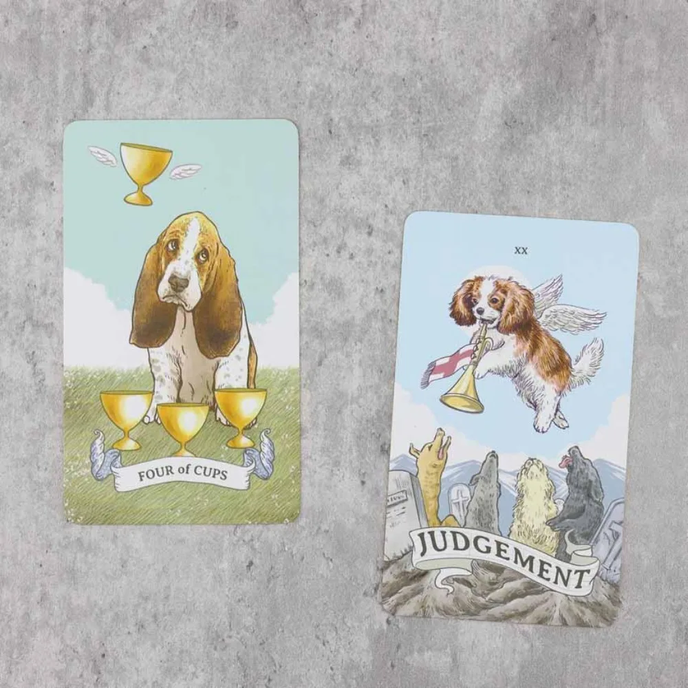 Aibo Dog Tarot палубная карта Games