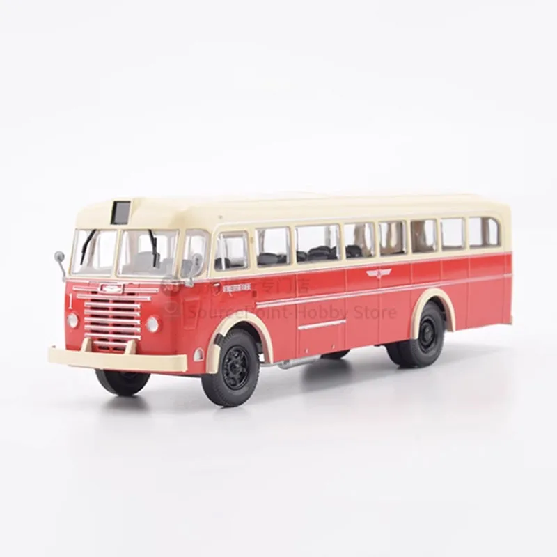 

1:43 Scale Diecast Alloy Ikarus-60 Hungarian Medium City Bus Toys Cars Model PCL47190 Classics Souvenir Gifts Static Display