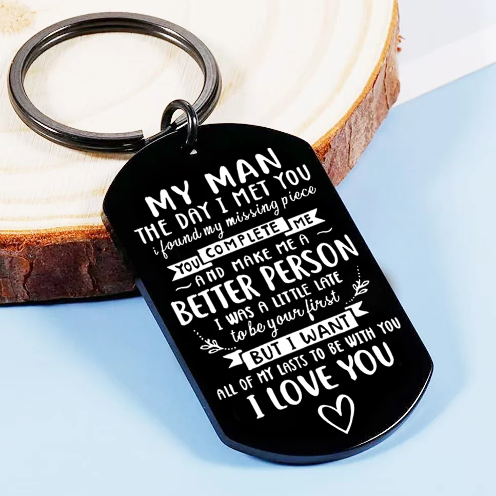 عيد الميلاد لعيد الميلاد لصديقها زوج عيد الحب الذكرى السنوية أحبك هدايا له الرجال صديقها المفاتيح #5