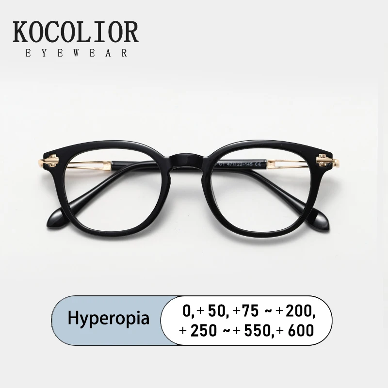New Brand Design Vintage Japanese Metal Frame  Reading Glasses Prescription Photochromic Anti Blue Light Women Hyperopia Eyewear