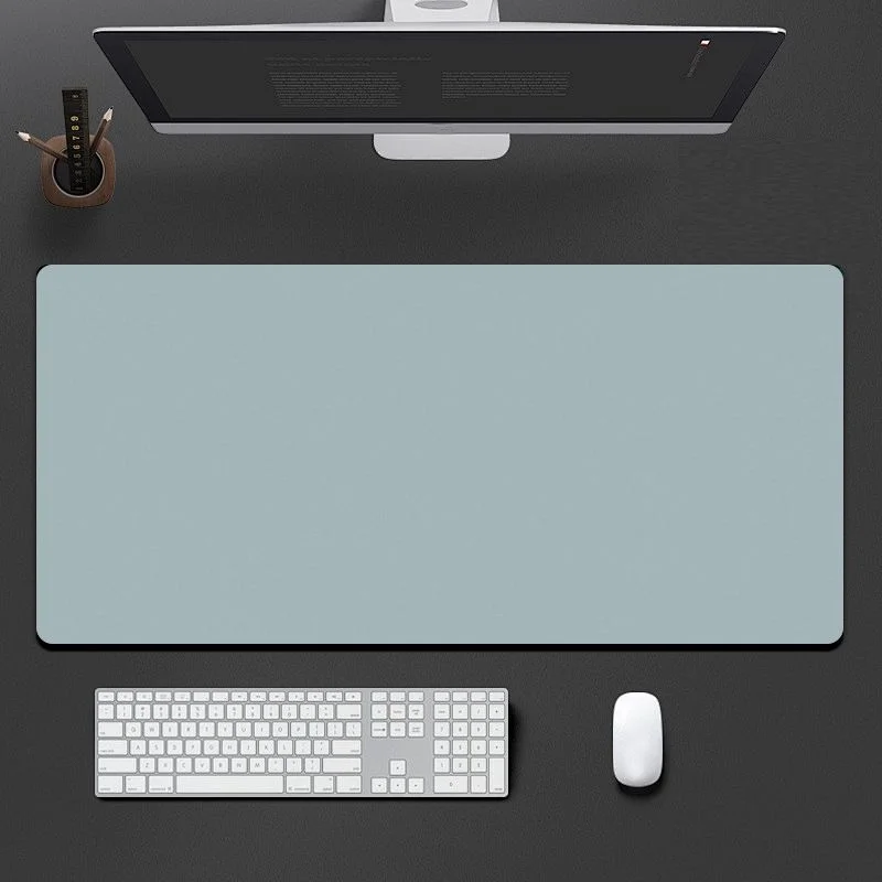 VIKAMA Large PU Leather Mouse Pad, Waterproof Desk Mat for Office & Gaming, Smooth Stitched Edges