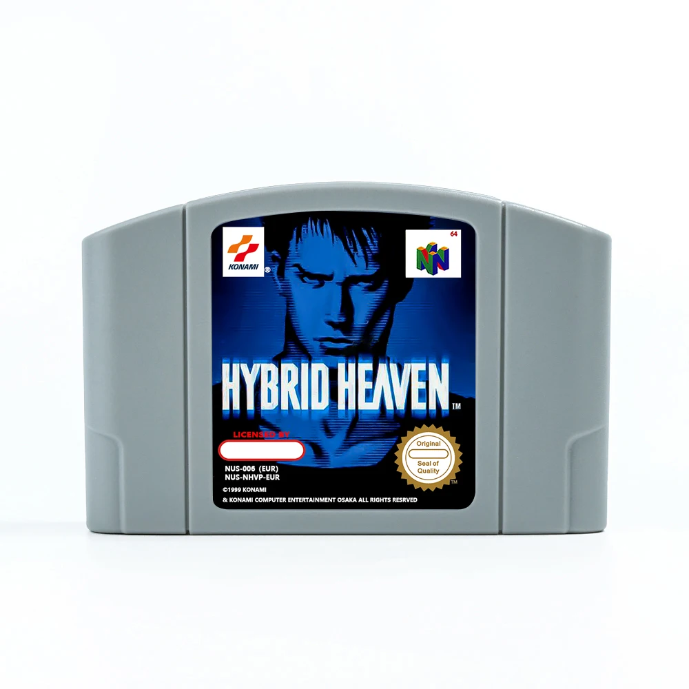 Hybrid Heaven Game Cartridge for 64 Bit PAL EUR Consoles N64 Game Card