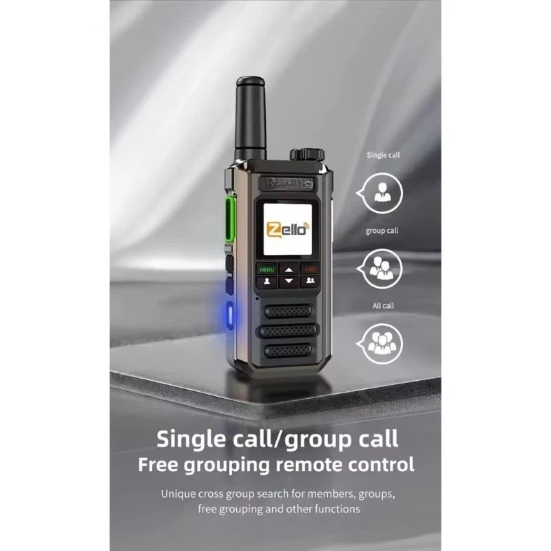 Walkie-Talkie Flash Lights WiFi for Bluetooth Functions for All Overseas Binqi H18 Android 4G POC Network Cluster Handheld