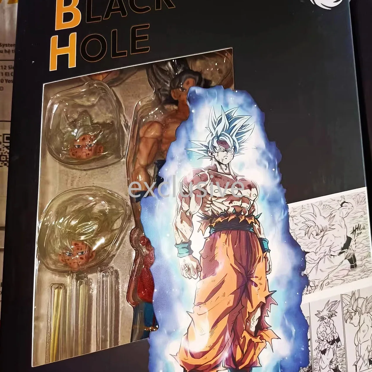 Trou noir Dragon Ball S.H.Figuarts SHF Ultra instinct Son Goku Toyotarou Anime figurine Figurines modèle Statue jouets cadeaux