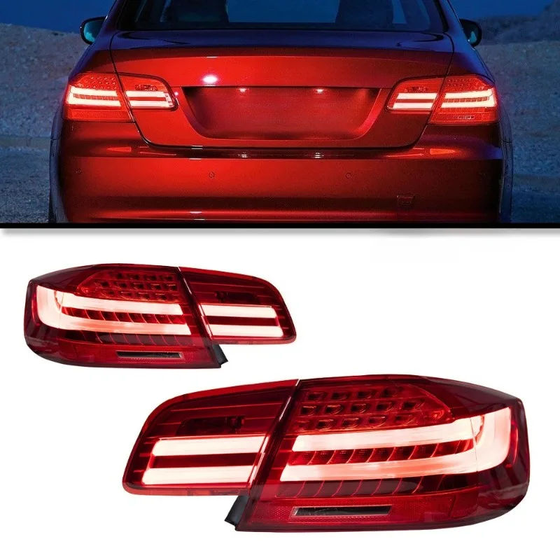 

For BMW E92 Coupe M3 325i 330i 2006-12 LED Tail Lights Pair Direct Fit Replacement Exterior Styling Body Kit Upgrade Auto Parts