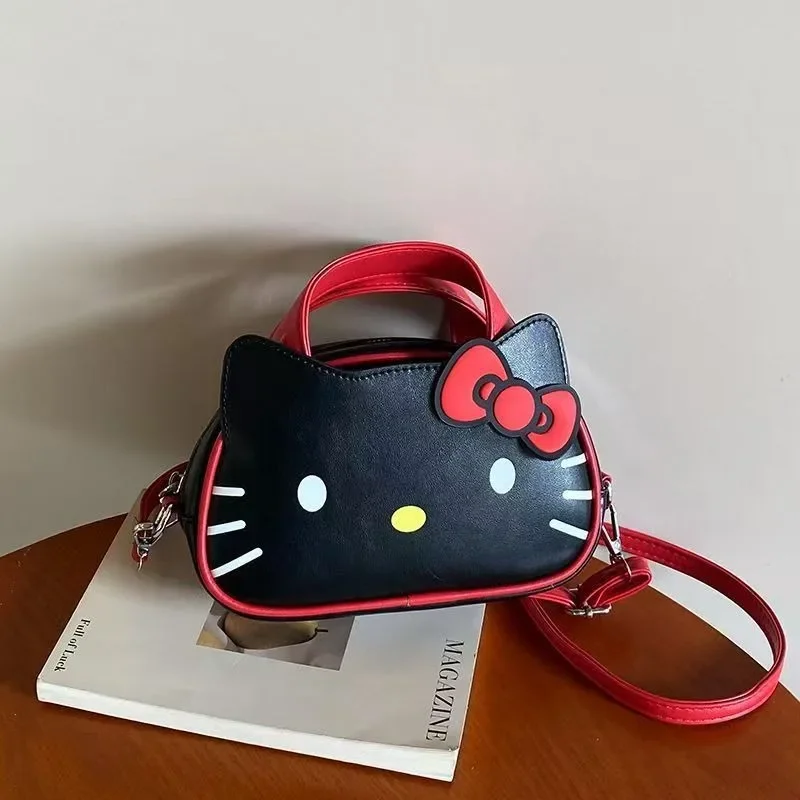 Dolce Hello Kitty Kawaii Anime Sanrio Ins Borsa portaoggetti Borsa a tracolla per pendolarismo simpatico cartone animato femminile Regali adorabili per ragazze