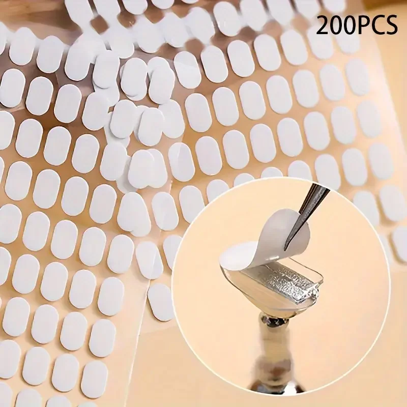 100/300Pcs Nail Double-side Adhesive Tape for Nails Tips Holder Traceless Transparent Manicure Strip False Nails Display Tools