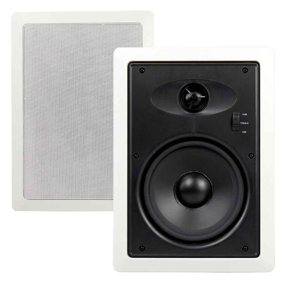 Embedded audio Home theater wall-mounted speakers Wall-mounted 6.5-inch wall-mounted speakers, two-way frequency