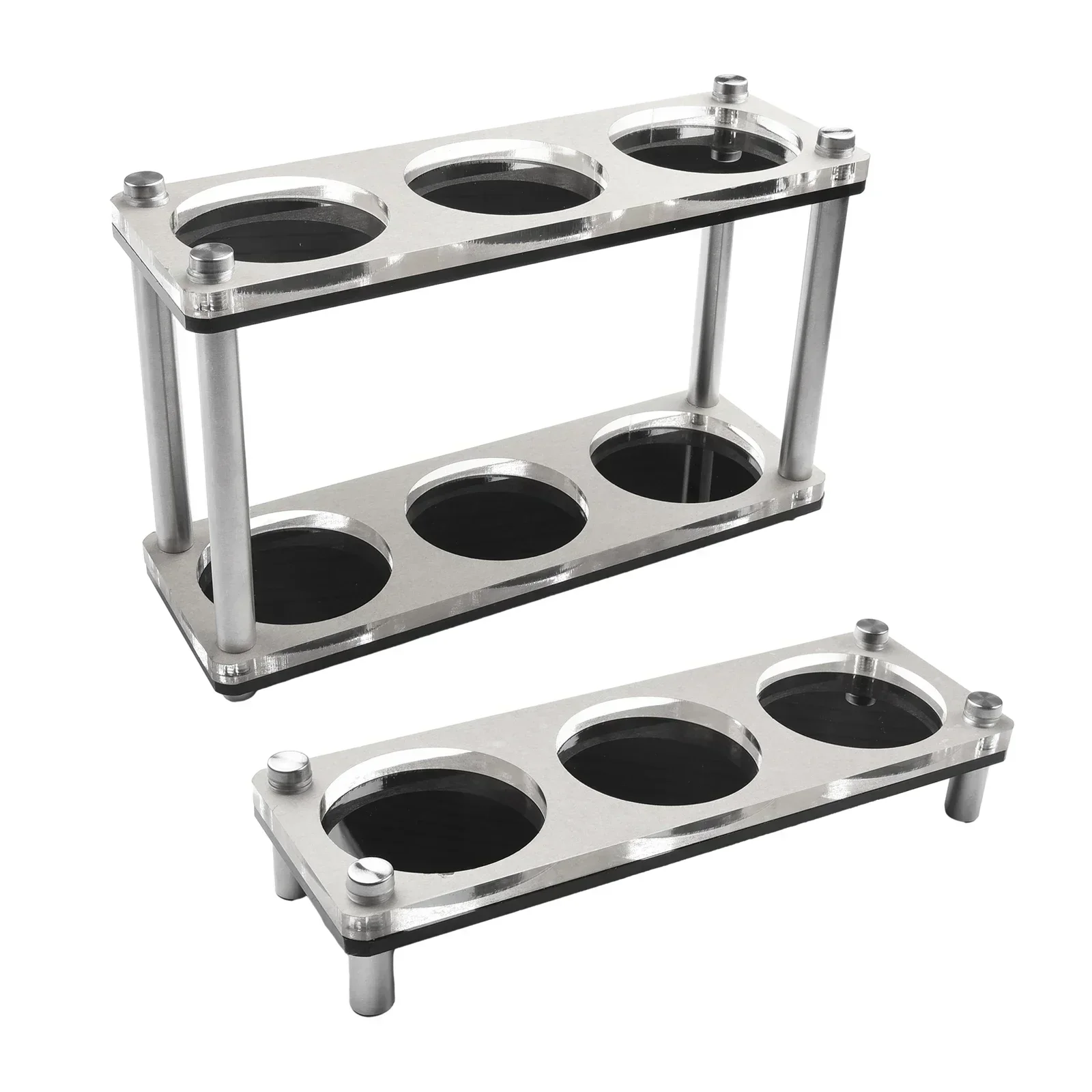 1/2 Layer Coffee Tamper Holder Filter Stand Espresso Tools For 51/54/58mm Worktop Stainless Steel Coffee Tamper Espresso Station
