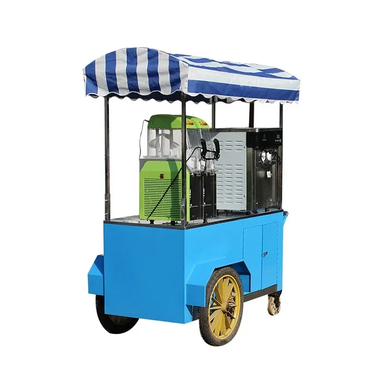 JX-IC160 Commercial Soft Serve Ice Cream Display Cabinet Hot Sale in China for Snack & Food Made of Aluminum