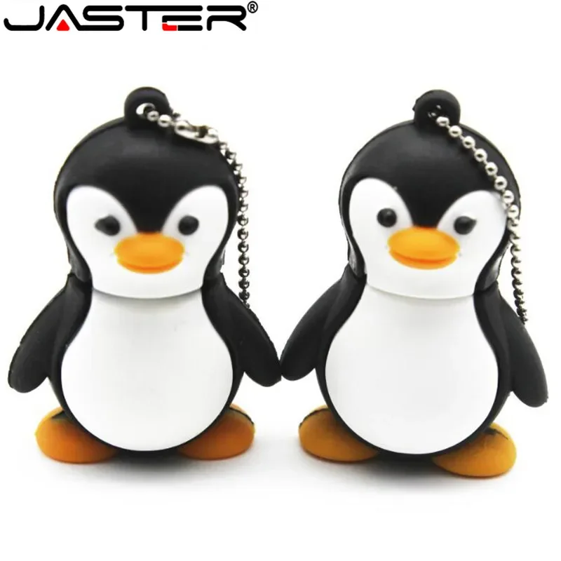 JASTER oryginalny kreskówkowy pingwin pamięć USB U dysk USB Creativo Pendrive 4gb 8gb 16gb 32gb karta pamięci 64gb rzeczywista pojemność