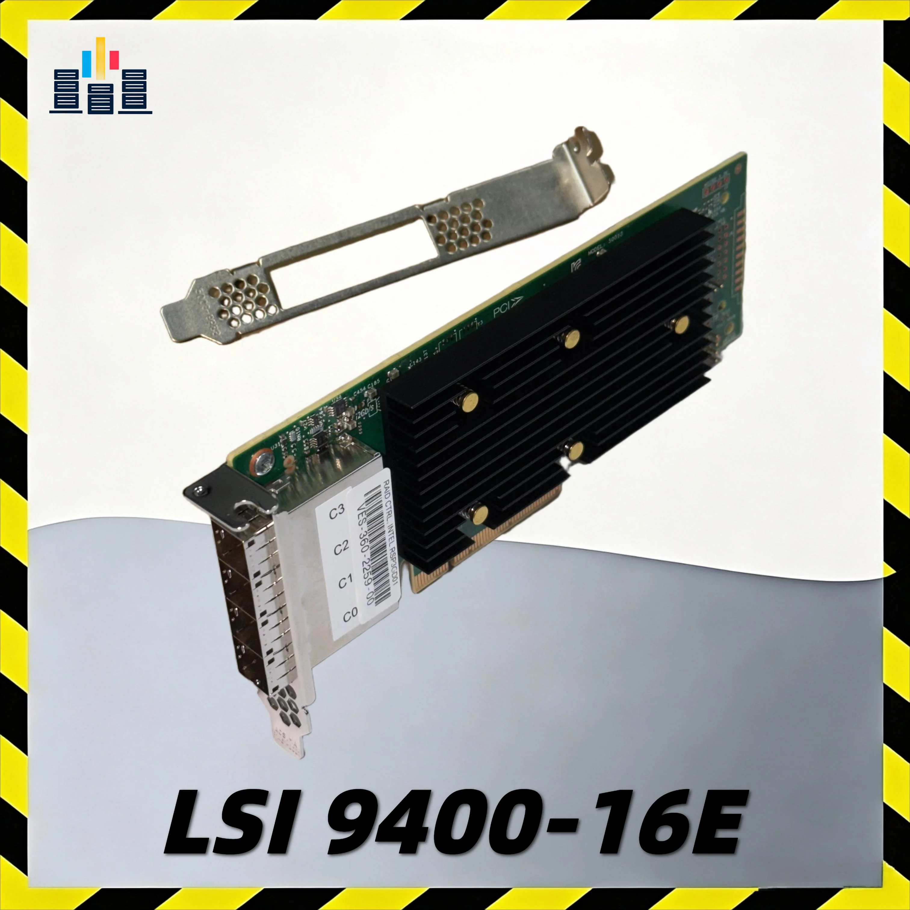 LSI 9400-16E 16-Port 12Gbps External Tri-Mode SAS HBA PCIe 3.1 x8 SFF-8644 for NVMe SAS SATA JBOD