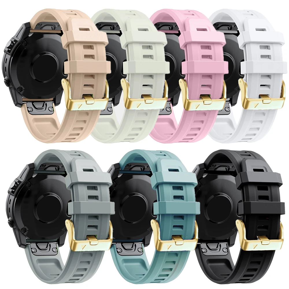 Quick Fit Strap 20mm For Garmin Fenix 8 43mm/7S 7S Pro/6S 6S Pro/5S 5S Plus Bracelet For Epix Pro Gen 2 42mm Silicone Band Woman