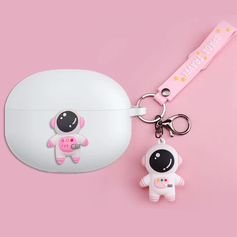 Мультяшный чехол для EarFun Air 2, милый силиконовый чехол с животными/персиком/авокадо для EarFun Air2