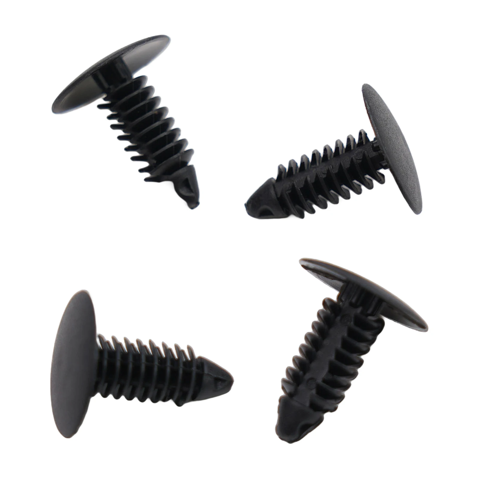 Set of 4 Front Bumper Clips License Plate Hole Covers 18MM Screw Attachment for Vehicle Front Bumper Installation