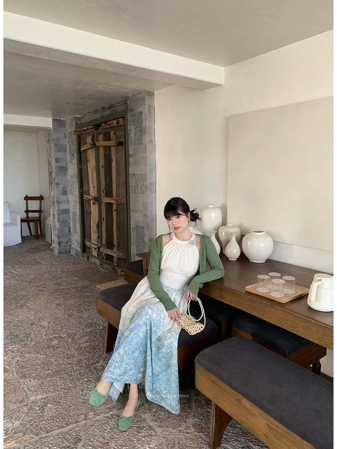 

Ретро-платье с вышивкой, приталенное, длинное, с градиентным цветом и эффектом выжженных цветов, с завышенной талией, больших размеров, для повседневной носки, с круглым вырезом