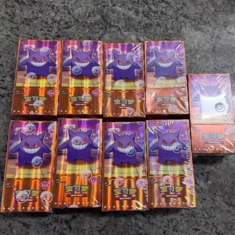 กล่องการ์ดสะสม PTCG รุ่น Gem Pack Vol.3 Gengar cBB3C ภาษาจีนตัวย่อ กล่องบูสเตอร์ Gem Pack Vol.2 Vol.1 การ์ดสะสม ของเล่น ของขวัญ