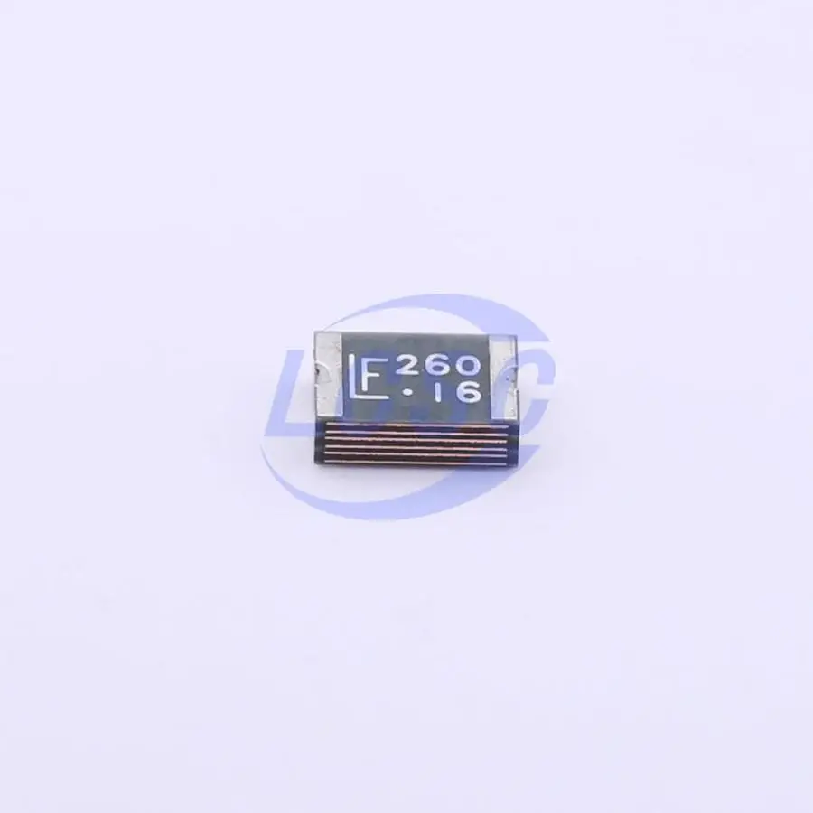 20-100Pcs/Lot Original 1812L260/16MR Mark Code F Polymeric PTC Resettable Fuse 16V 2.6A Ih SMD 1812 4532 Metric Concave