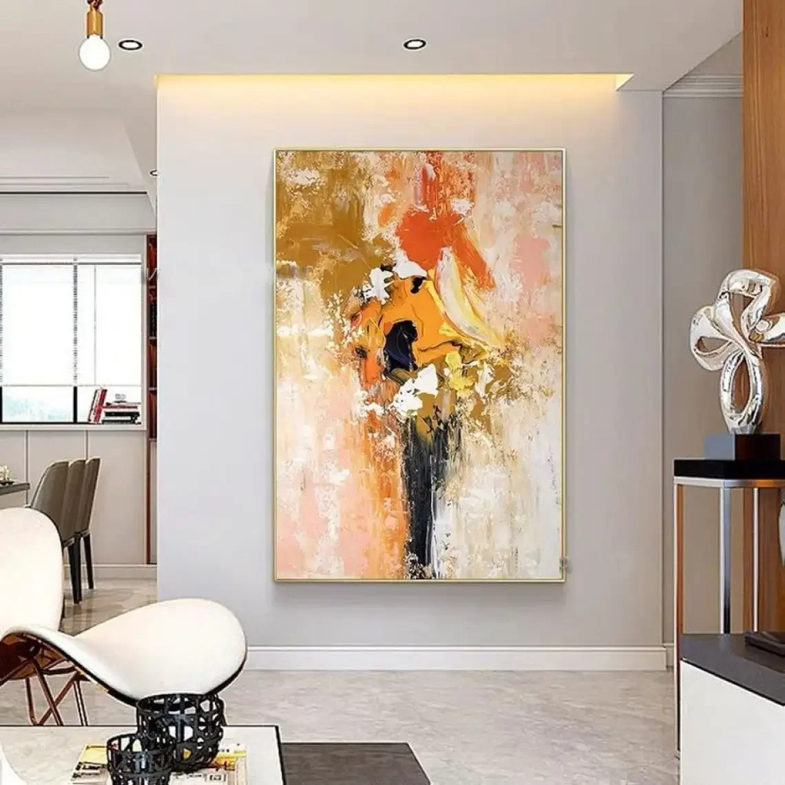 Large Textured Oil Painting On Canvas Abstract Wall Art Hand Painted Abstract Paintings For Living Room Bedroom Home Decor Art