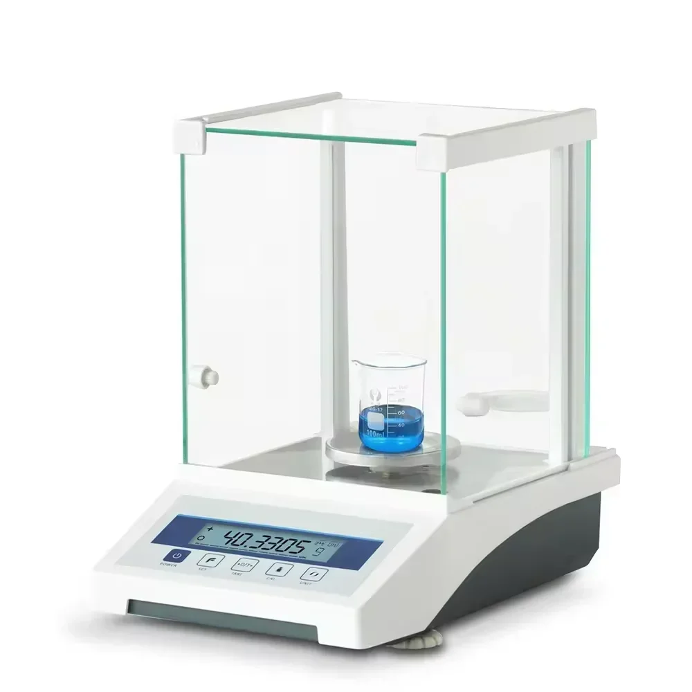 New 2026 0.1mg LCD Display Hydrostatic Analytical Balance With Internal Calibration Digital Electronic Weighing Scales