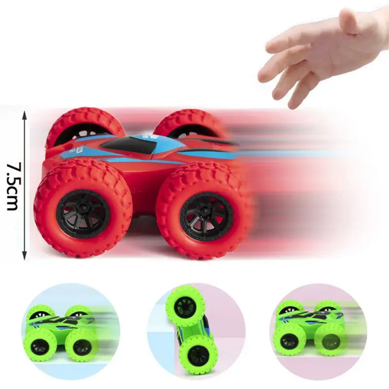 Kids Toy Car Fun Double-Side Vehicle Inertia Safety Crashworthiness and Fall Resistance Shatter-Proof Model for Child