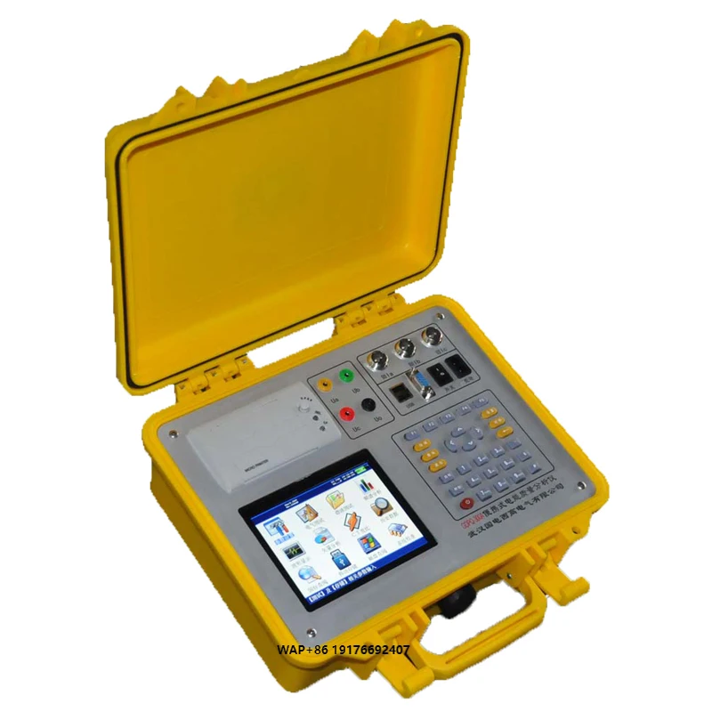 HVHIPOT Portable Three Phase Power Energy Analyzer Easy-to-Operate Electrical Measuring Analyzing Instrument Testing Equipment