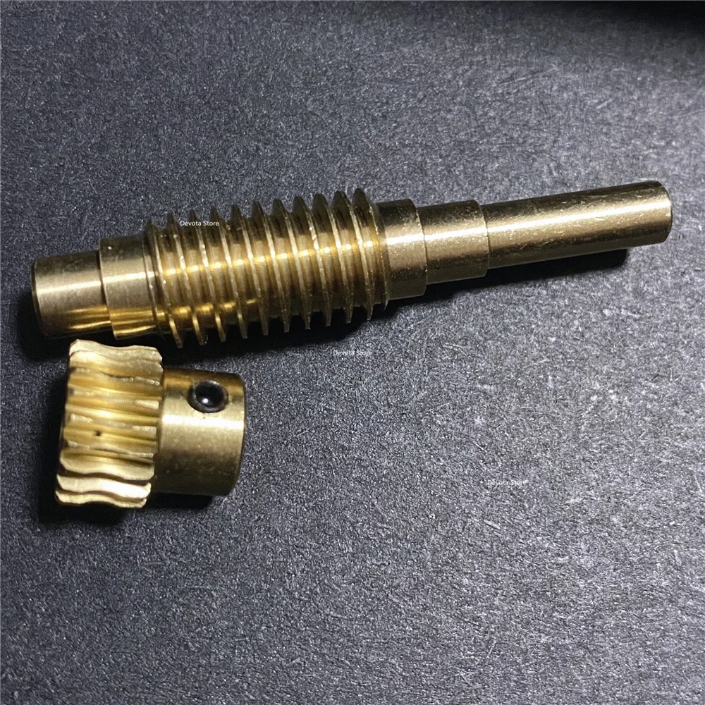 웜 기어 장난감 모델 세트, 치아 감소 비율, 0.5M 1:20, 30, 40, 50, 60, 4mm, 5mm, 6mm