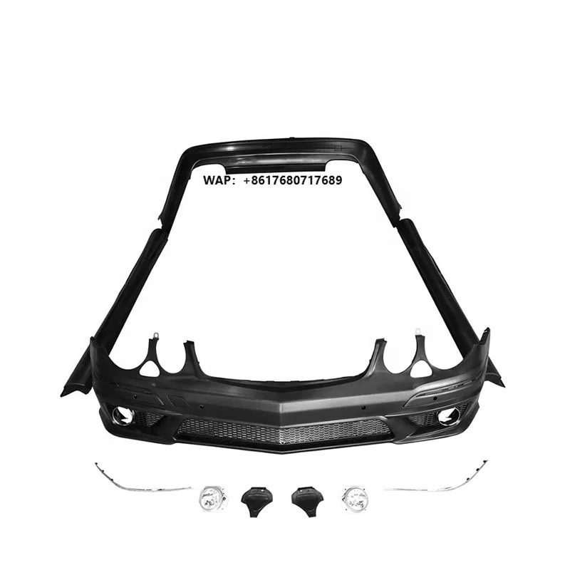 

Wholesale Car Parts Body Kits for Benz E Class W211 Change to E63 Front Rear Car Bumper with Side Skirt Body Kits