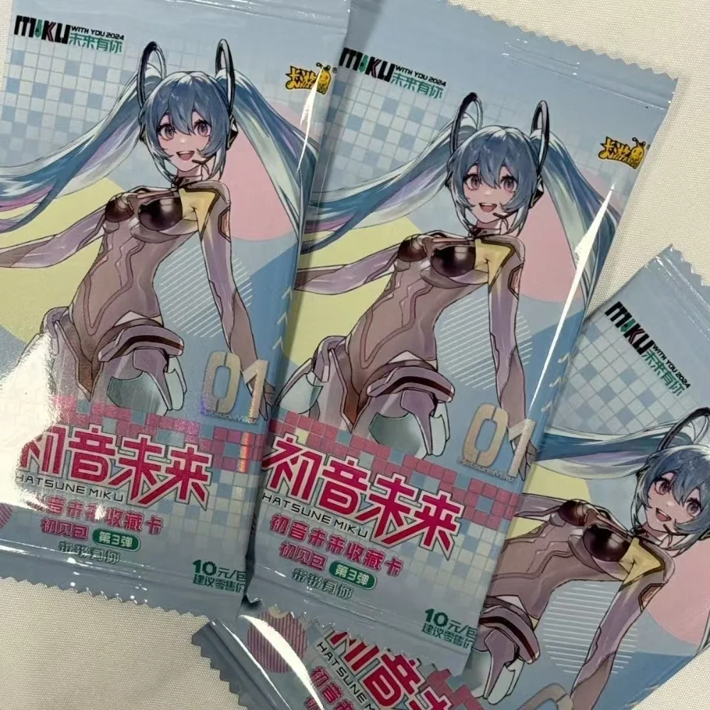 100% Genuine KAYOU  Hatsune Miku Card First Package Series Animation Game Collection Card SE Peripheral Toys Gifts