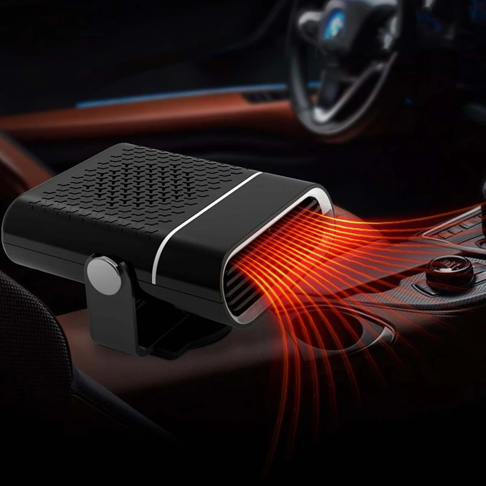 12V/24V Windshield Defogging Demister Fast Heating Window Windshield Defogging Defrosting Heater for Car Camping Travel Winter