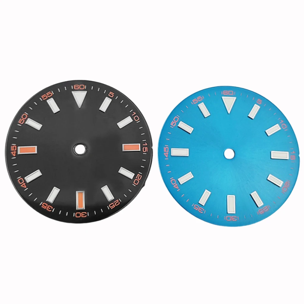 

28.5mm Watch Dial For NH35 NH36 Miyota 8215 8205 821a DG2813 ETA 2836 2824 With Date Window Luminous Automatic Movement Parts