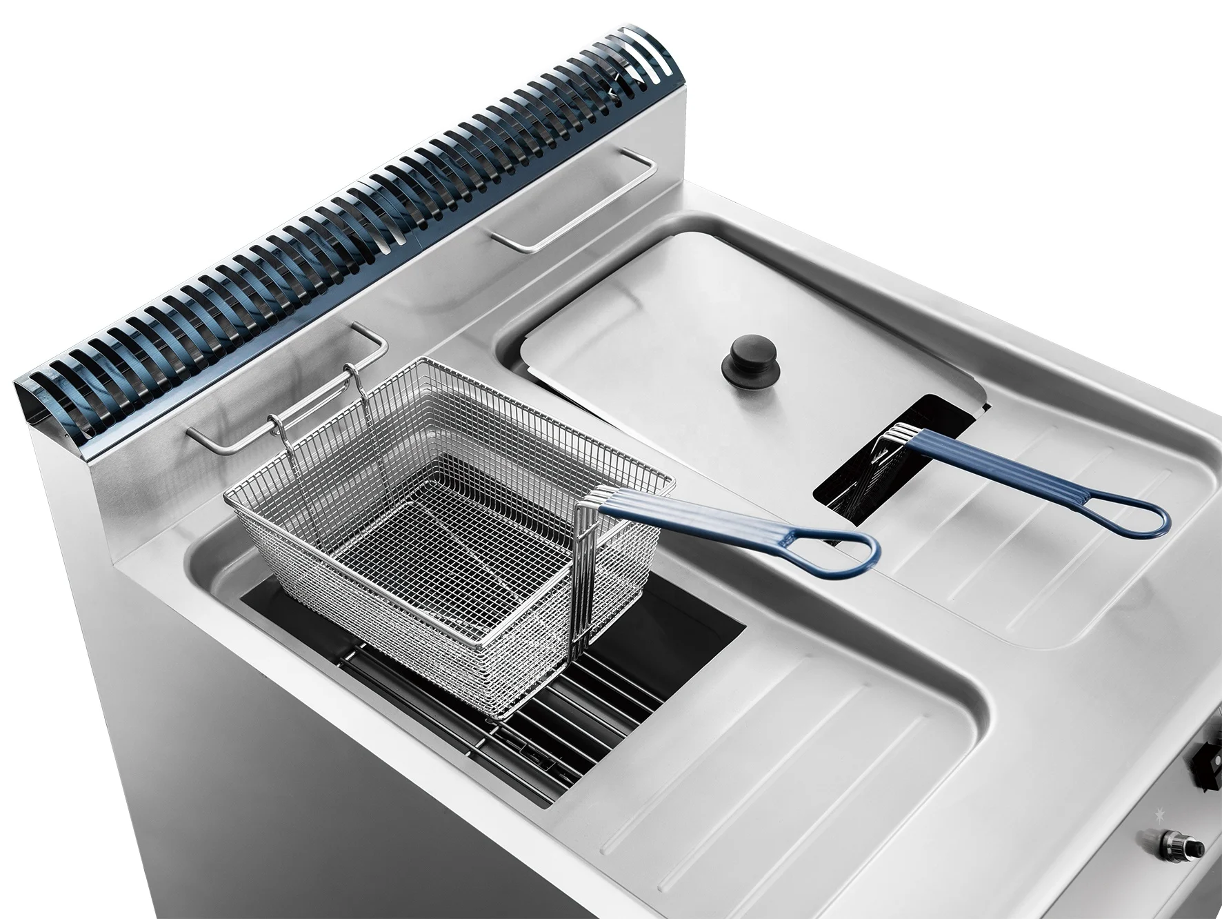 900 Series Gas Electric Industrial Deep Fryer Machine with 2-Tank 2-Basket