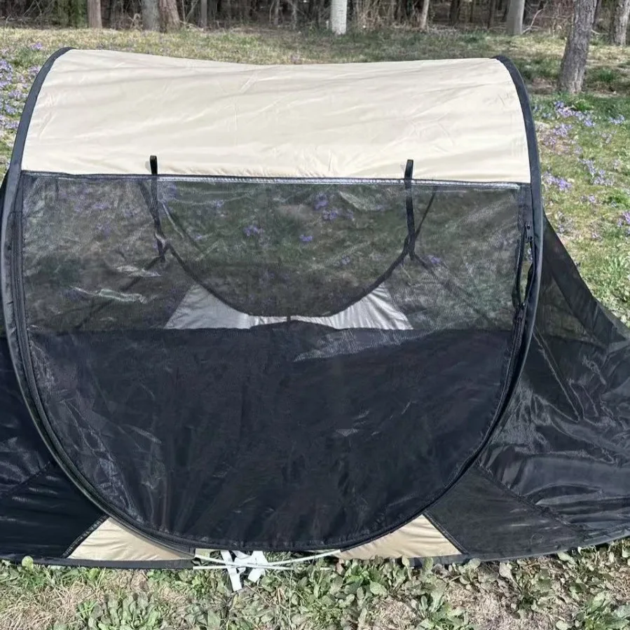 Outdoor camping tent Automatic quick-opening pergola Mosquito net Throwing net Camping Oxford cloth folding camp bed tent