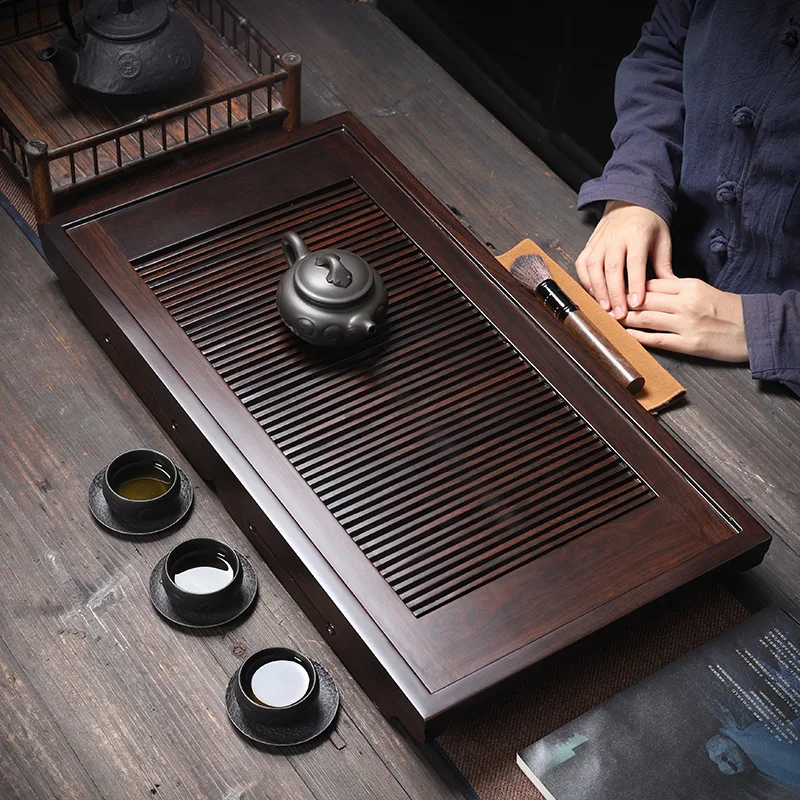 

Vintage Tray Wooden Trays Home Decor Table Tea Supplies Kung Decoration Accessories Circular Bandeja De Luxo Luxury Ceremony