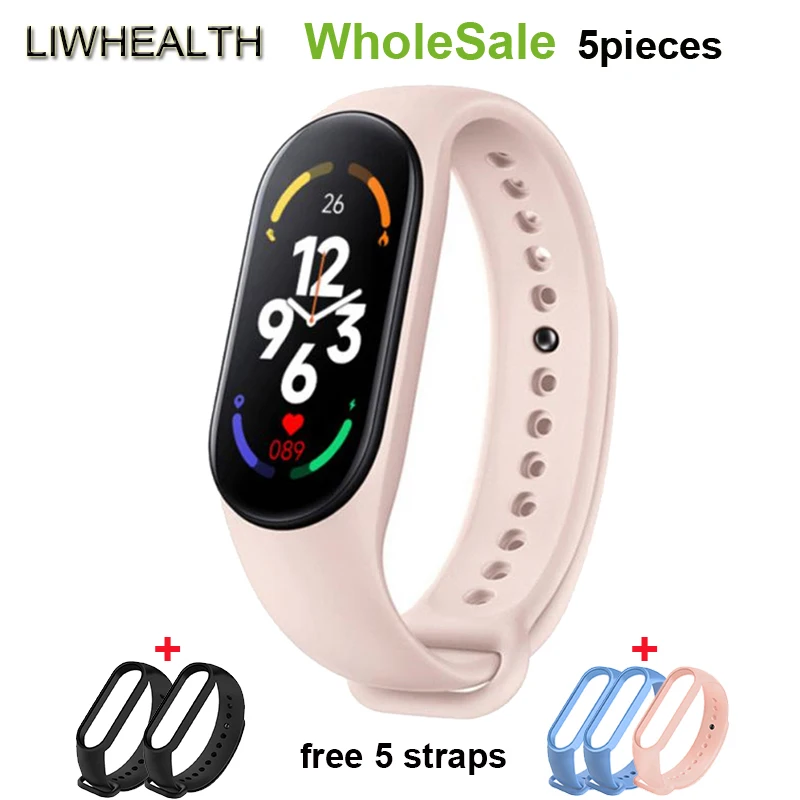 

Liwhealth Wholesale 5 Pieces 10pcs Cheap Smartwatch Free Shipping Smart Watch For Men Women Kids Gift Extra Straps Bracelet