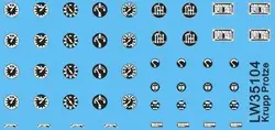 1/35 Scale Vehicle Dials & Placards Krupp Protze (PE+Decal) LW35104 Modeling Upgrade Kits