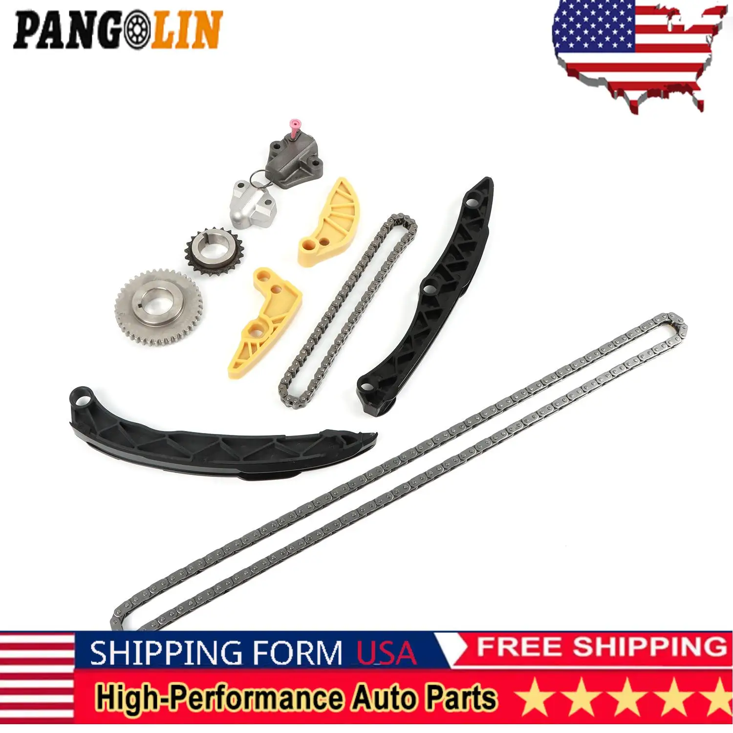 

Комплект цепи ГРМ PANGOLIN, масляный насос для KIA Sorento Optima Sportage G4KJ 2,4 2,0 л, автомобильные аксессуары, запасные части