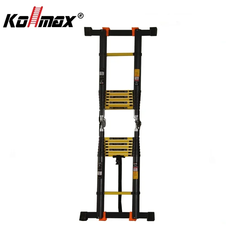 High quality en131 telescopic double A-frame folding ladder/aluminium multi-purpose ladder made in china