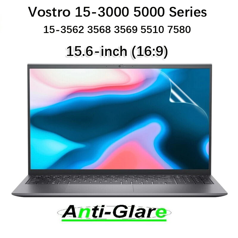 

2X Антибликовая/Антибликовая Защита экрана для ноутбука DELL Vostro 15-3000 5000 серии 15-3562 3568 3569 5510 7580 15,6 дюйма 16:9