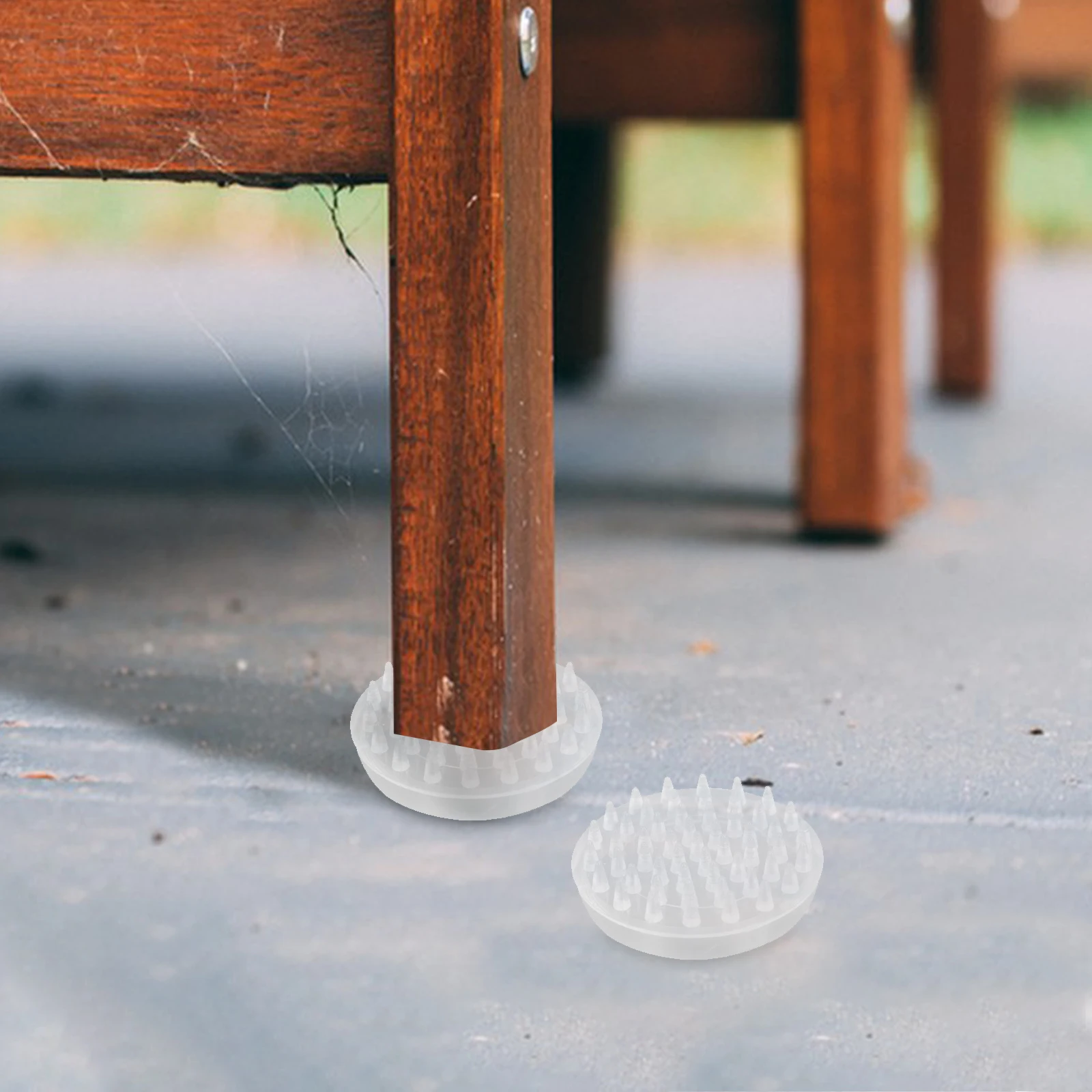 

10 Pcs Furniture Legs Protectors Plastic Chair Bottom Non Slip Mats Waterproof Anti Skid Pads For Table Sofas Floor Protection